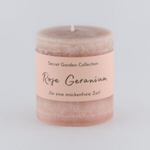 Duftkerze Secret Garden - Rose Geranium