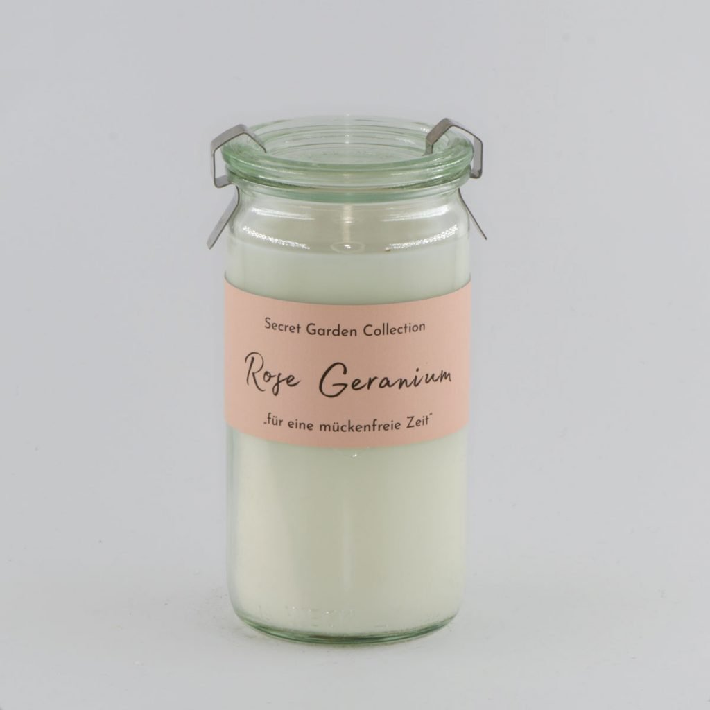 Weckglas Secret Garden - Rose Geranium