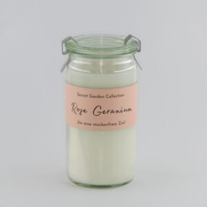 Weckglas Secret Garden - Rose Geranium
