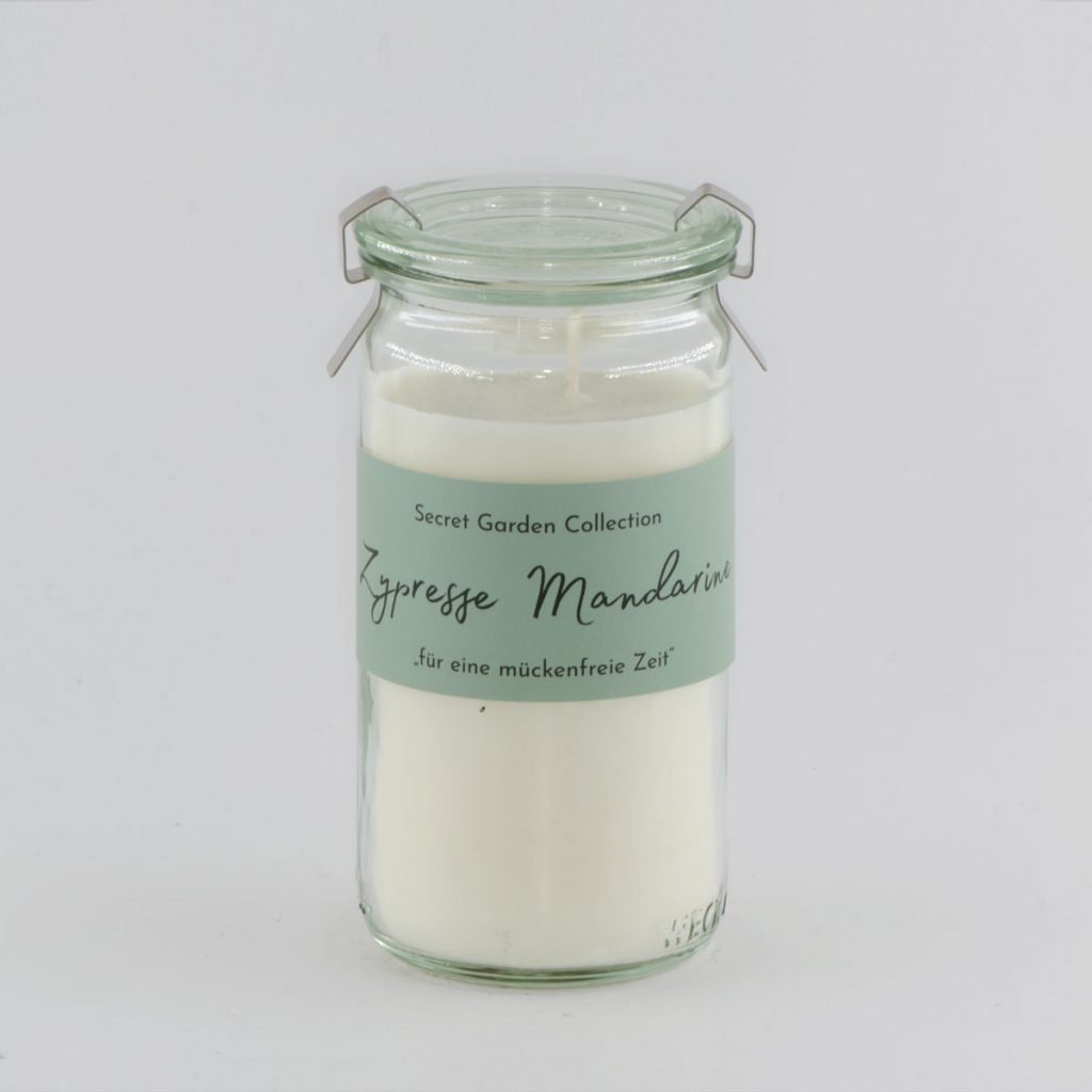 Weckglas Secret Garden - Zypresse Mandarine