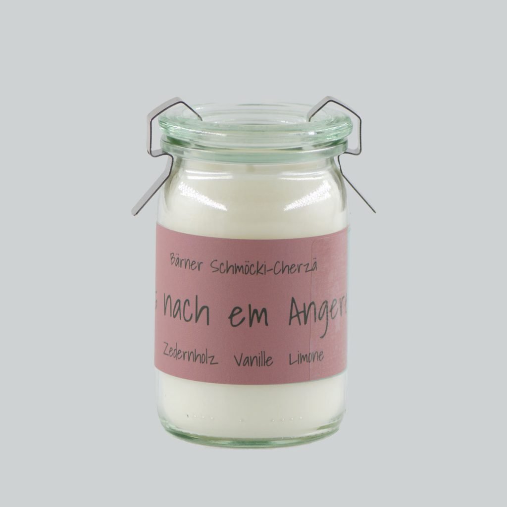 Mini Weckglas Bärner Schmöcki Cherzä -«Eis nachem Angere»