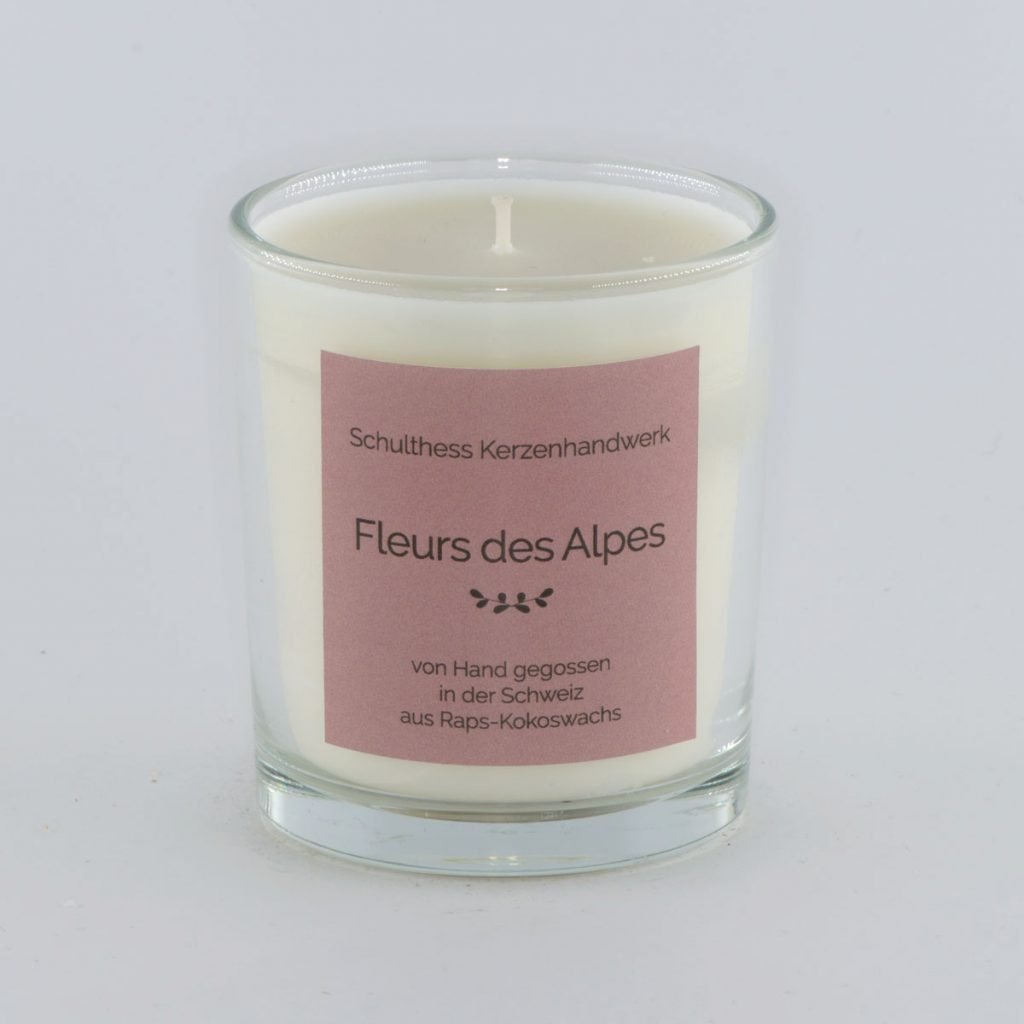 Glas Swiss Mountain - Fleurs des Alpes