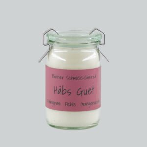 Mini Weckglas Bärner Schmöcki Cherzä – «Häbs Guet»