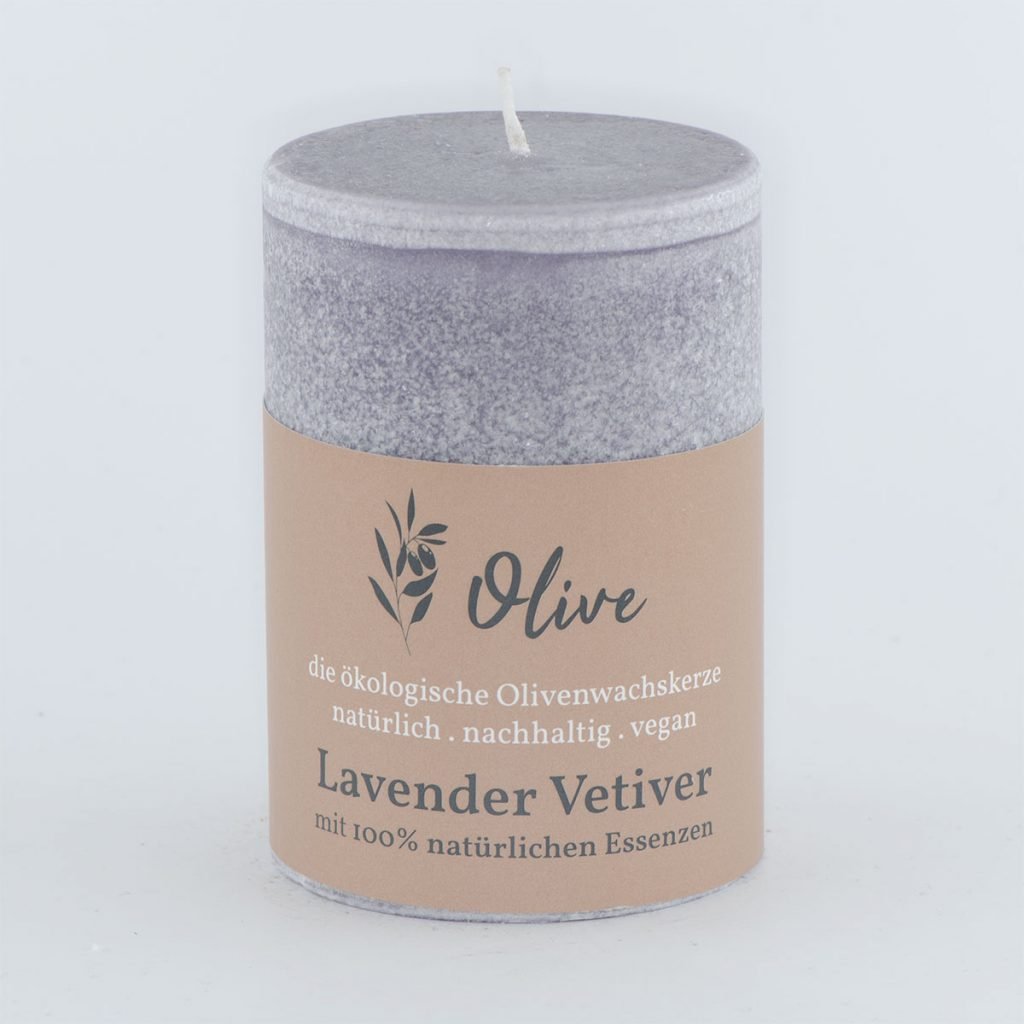 Lavendel Vetiver aus Olivenwachs