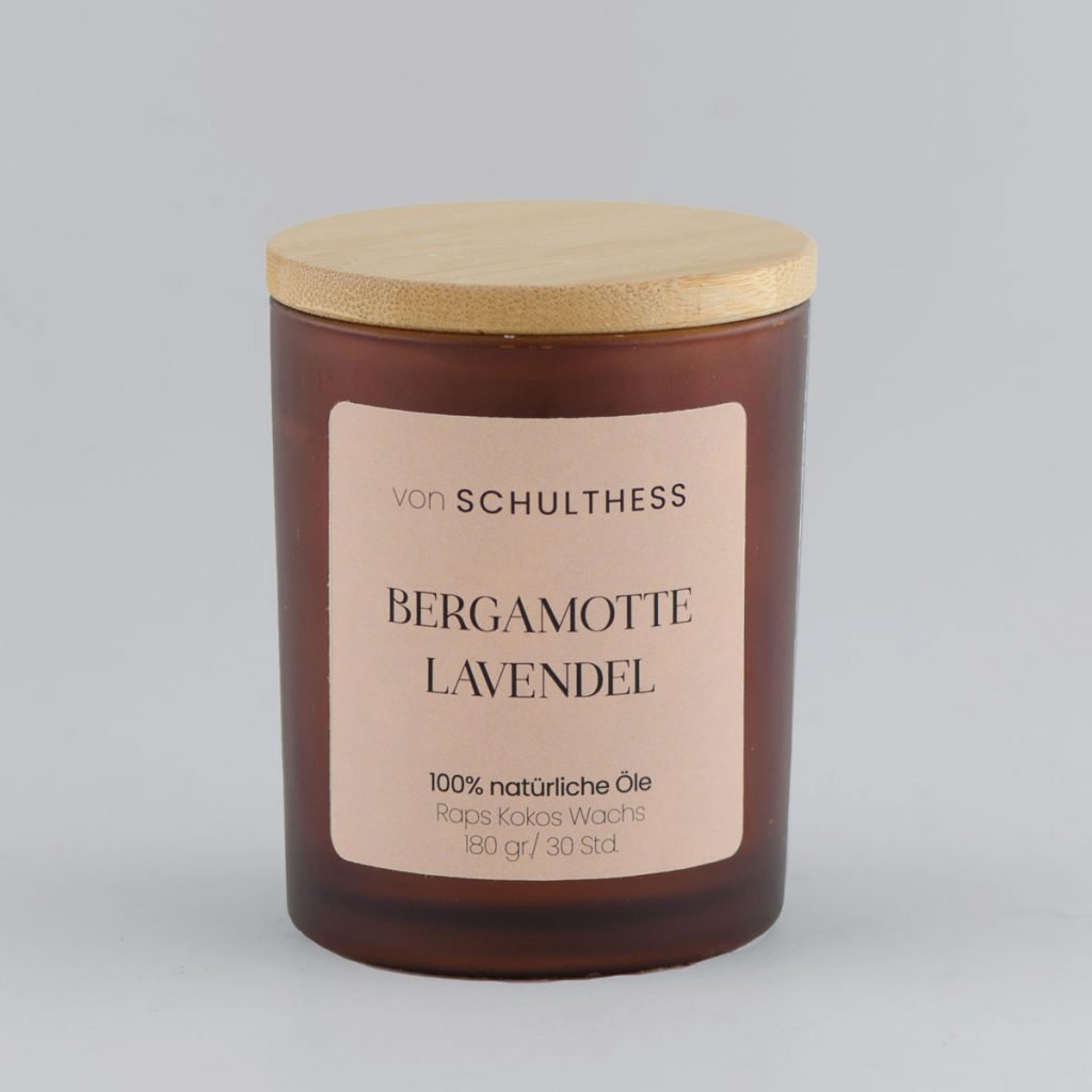 Bergamotte Lavendel - Braunglas klein