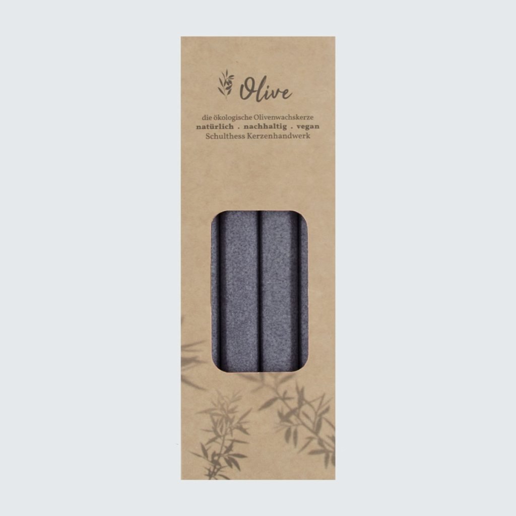 Olivenstabkerzen - Lila hell 313