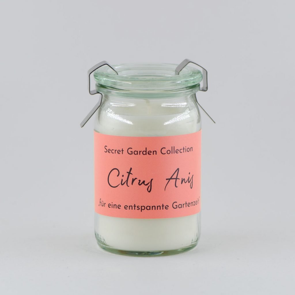 Mini Weckglas Secret Garden - Citrus Anis NEU!