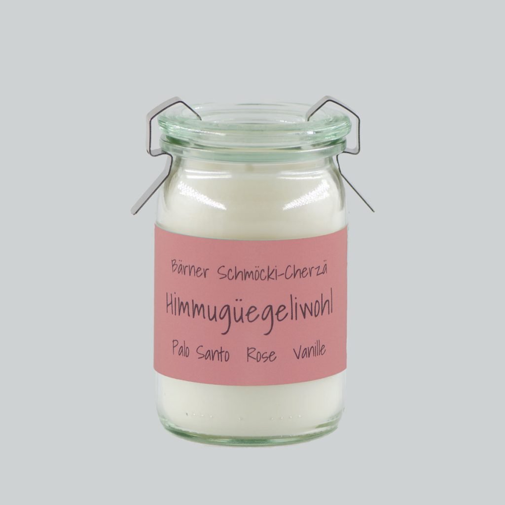 Mini Weckglas Bärner Schmöcki Cherzä - «Himmugüegeliwohl»