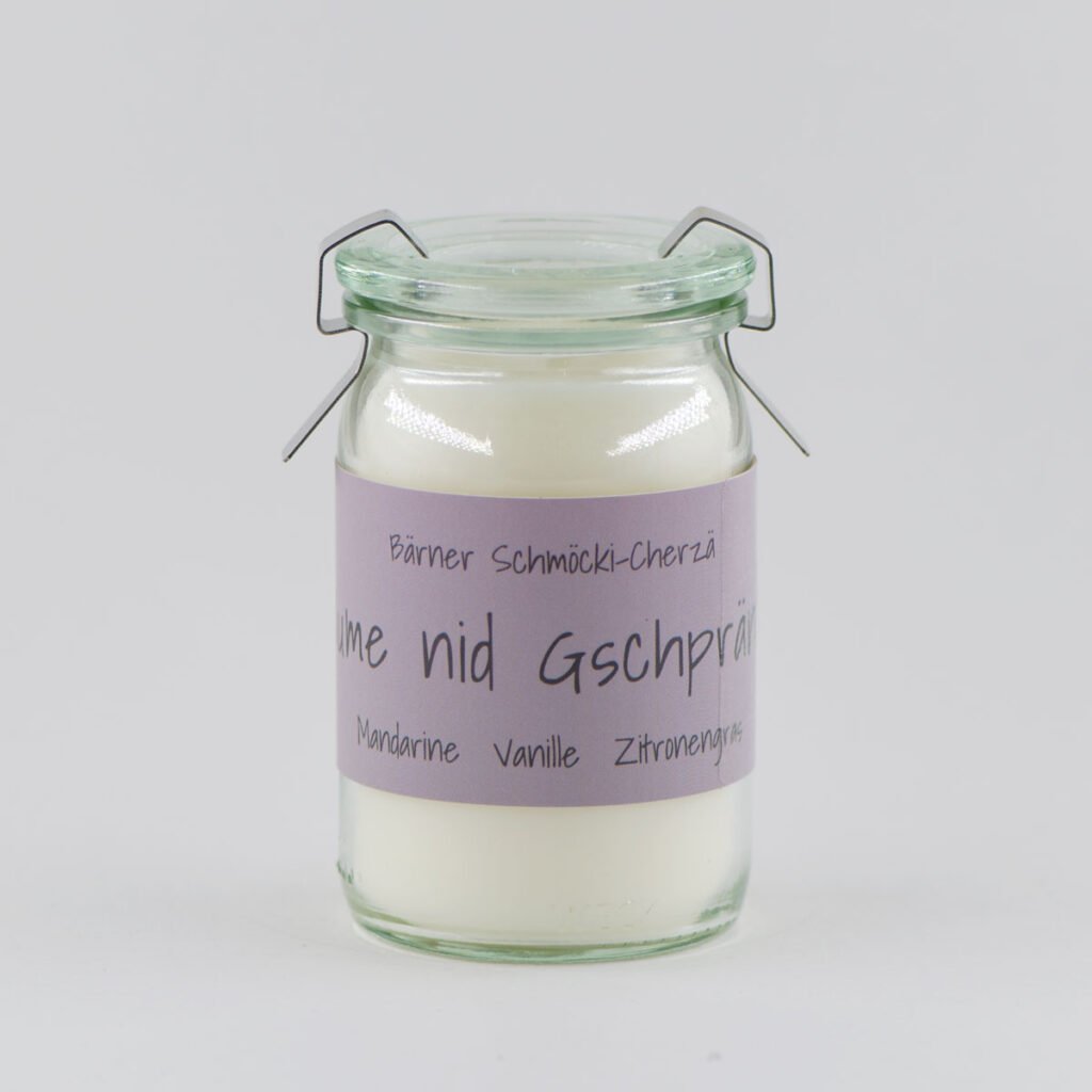 Nume nid Gschprängt - Mini Weckglas