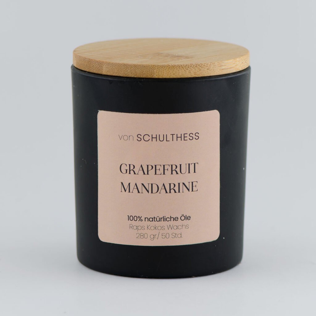 Grapefruit Mandarine Schwarzglas gross