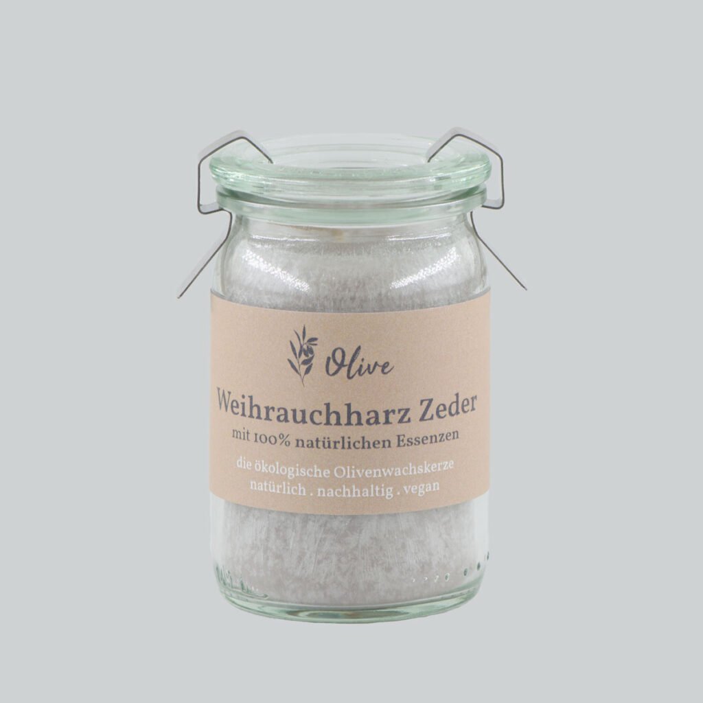 Weihrauchharz Zeder - Mini Weckglas