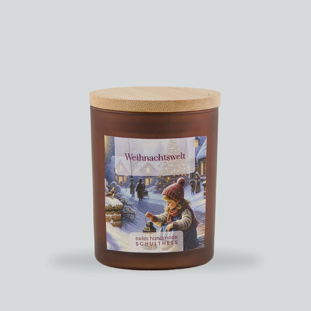 Nostalgie Amberglas Weihnachtszeit