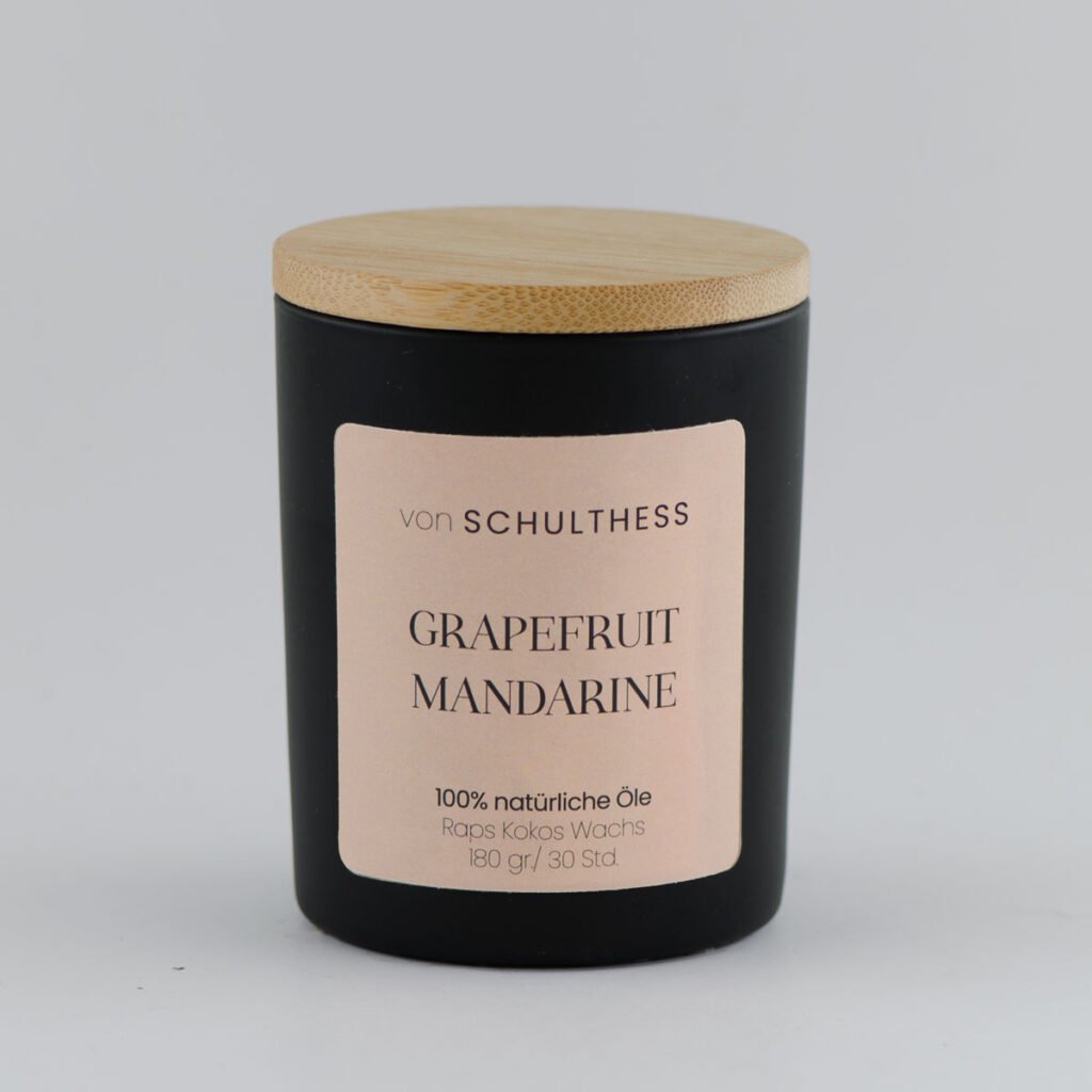 Grapefruit Mandarine Schwarzglas klein